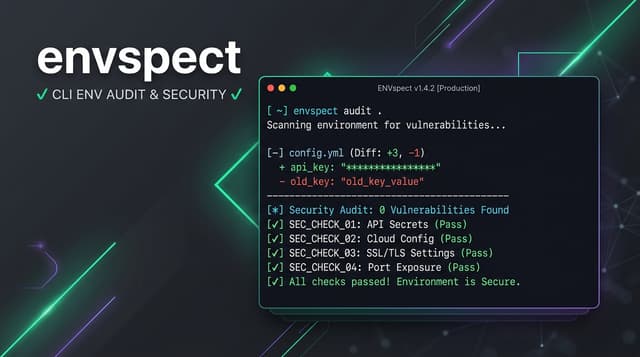 envspect — Zero-Config .env & Secret Audit CLI