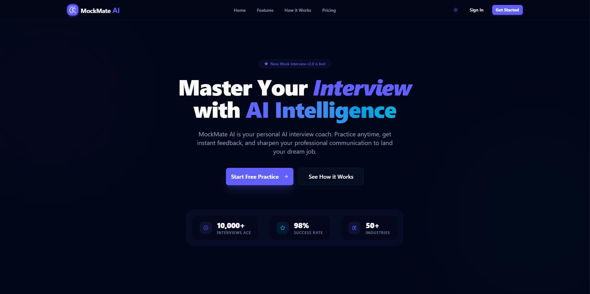 MockMate AI - Intelligent Interview Coach — case study preview